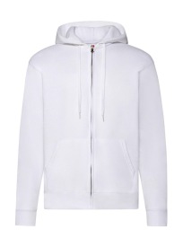 Hooded Sweat Jacket Kleur WHITE