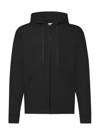 Hooded Sweat Jacket Kleur BLACK