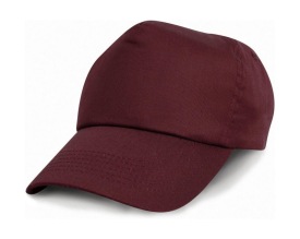 Baumwoll-Cap Kleur BURGUNDY
