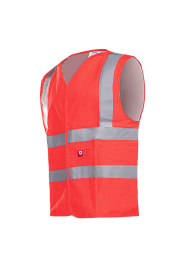 Vlamvertragende signalisatie gilet Hellisan Kleur FLUOROOD