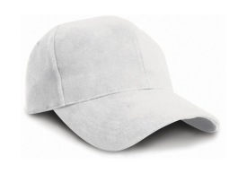 Hohe Brushed Cotton Cap Kleur WHITE