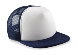 Vintage Snapback Trucker Kleur WIT/MARINE