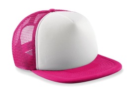 Vintage Snapback Trucker Kleur WIT/ROSE