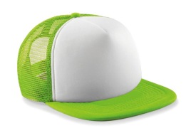 Vintage Snapback Trucker Kleur WIT+GROEN