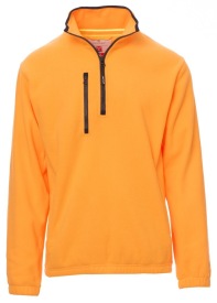 Fleecetrui Payper PIRENEI half zip Kleur_P orange
