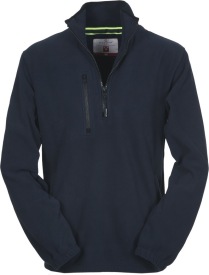 Fleecetrui Payper PIRENEI half zip Kleur_P navy blue
