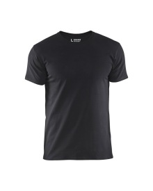 T-shirt slim fit 3533 160 gr Kleur ZWART