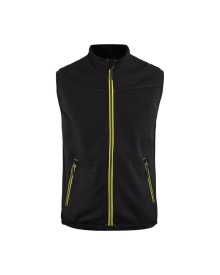 Softshell bodywarmer Kleur ZWART/HIGH VIS GEEL