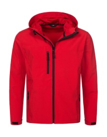 Active Softest Shell Hooded Jacket Kleur CRIMSON RED