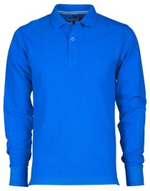Polo FLORENCE longsleeve Kleur ROYAL BLUE