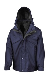 3-in-1-Jacke mit Fleece Kleur NAVY