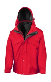 3-in-1-Jacke mit Fleece Kleur RED
