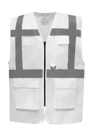 Hi Vis Executive Waistcoat Kleur WHITE