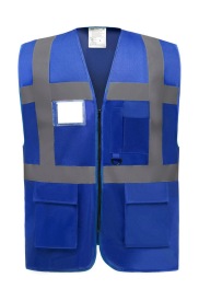 Hi Vis Executive Waistcoat Kleur ROYAL BLUE