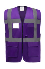 Hi Vis Executive Waistcoat Kleur PURPLE