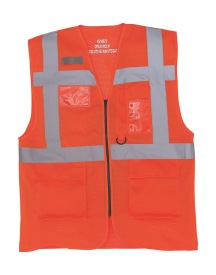Hi-Vis Open Mesh Executive Waistcoat Kleur FLUO ORANJE