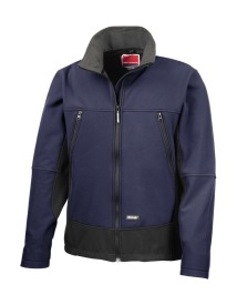 Soft Shell Activity Jacket Kleur NAVY BLUE/BLACK
