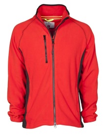 Fleecejas Payper ASPEN+ bi-colour Kleur_P red/black