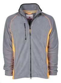 Fleecejas Payper ASPEN+ bi-colour Kleur_P steel grey/orange