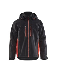 Zwart/High Vis Rood