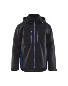 Zwart/Korenblauw