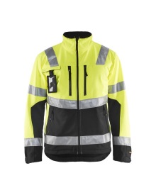 Softshell jack High Vis Kleur High Vis Geel/Zwart