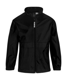 Kids' Windbreaker Kleur BLACK