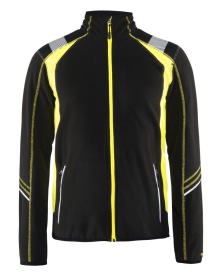 Microfleecevest Visible Kleur ZWART/HIGH VIS GEEL