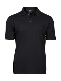 Luxury Stretch Polo Kleur BLACK