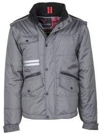 Winterjas Payper FIGHTER 2.0 afneembare mouwen Kleur_P smoke/black