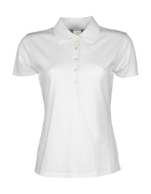 Ladies Luxury Stretch Polo Kleur WHITE