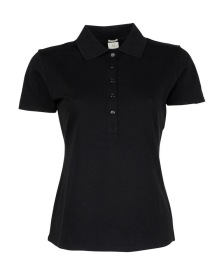 Ladies Luxury Stretch Polo Kleur BLACK