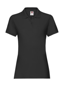 Lady-Fit Premium Polo Kleur BLACK