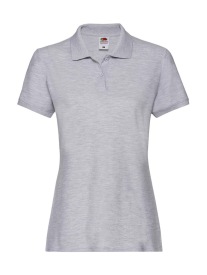 Lady-Fit Premium Polo Kleur HEATHER GREY