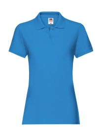 Lady-Fit Premium Polo Kleur AZURE BLUE