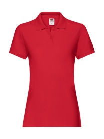 Lady-Fit Premium Polo Kleur RED