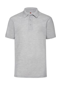 Pique Polo Fruit of the loom 63-402-0 Kleur HEATHER GREY