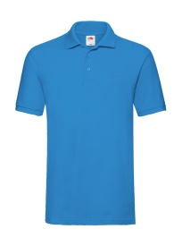 Premium Polo Kleur AZURE BLUE
