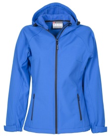 Softshelljas Payper GALE LADY met kap Kleur_P royal blue
