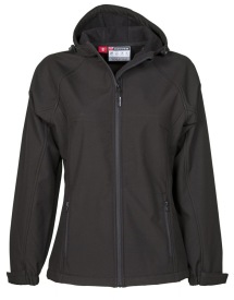 Softshelljas Payper GALE LADY met kap Kleur_P black