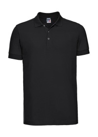 Men's Stretch Polo Kleur BLACK