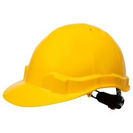 HELM ASMARA 8050 6 PUNTS NYLON + DRAAIKNOP Kleur YELLOW