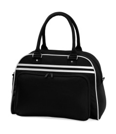 Retro Bowling Bag Kleur BLACK/WHITE
