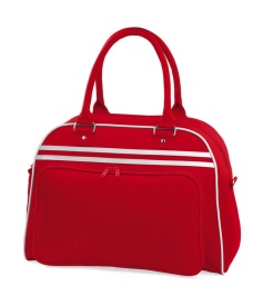 Retro Bowling Bag Kleur RED/WHITE
