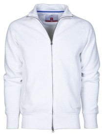 Sweater Payper PANAMA+ full zip Kleur WHITE