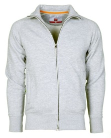 Sweater Payper PANAMA+ full zip Kleur MELANGE GREY