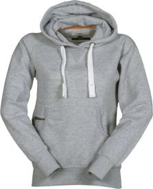 Hoody Payper ATLANTA+LADY Kleur MELANGE GREY