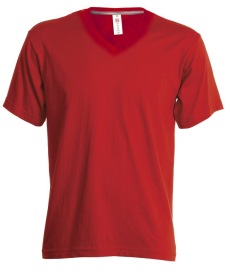 V-NECK Kleur_P red