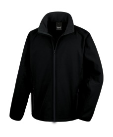 Printable Soft Shell Jacket Kleur BLACK/BLACK