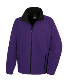 Printable Soft Shell Jacket Kleur PURPLE